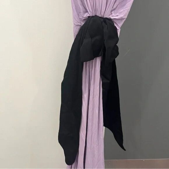 NWT Helsa Maxi Dress Purple Constantina Jersey Bow Backless size XS - Picture 5 of 11